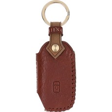 오시에나 차 키케이스 스마트 가죽 피렌체 키홀더, 그레이레드, 기아 F 5버튼
