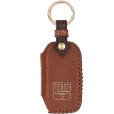 오시에나 차 키케이스 스마트 가죽 피렌체 키홀더, 내츄럴브라운, 기아 K 7버튼