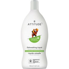 態度雙濃縮洗潔精青蘋果羅勒+泵, 700毫升, 1個