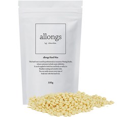 allongs 艾洛偲 珍珠香草硬蠟 臉部/巴西式除毛/腋下專用, 100g, 1個