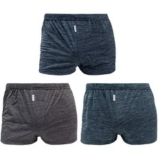 DS DOSSY 男士人造絲四角褲 D-1783 3件組