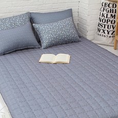 Home Home半超細纖維溫水電熱毯套 花朵, 藍色