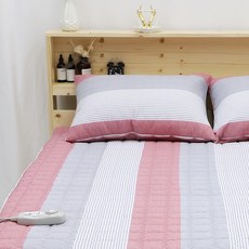 Home Home半超細纖維溫水電熱毯套 三重, 蜜桃色