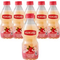 酷酷露 荔枝味飲料, 280ml, 6個