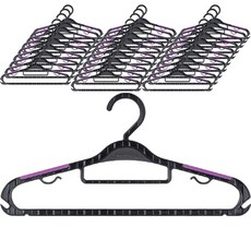 Bonheur 簡約防滑衣架, 紫色, 50個