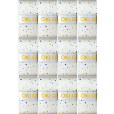 OKIGRIP FREEDOM網球羽球握把 12入, 藍色+黃色