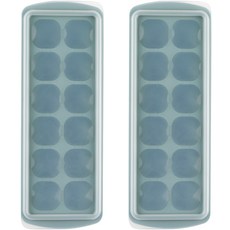 Siligarden 膠囊製冰盒 12格 2入, 綠色, 1個