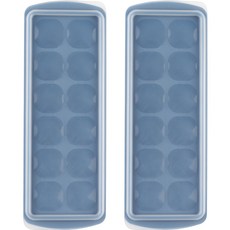 Siligarden 膠囊製冰盒 12格 2入, 藍色, 1個