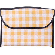 브루이 피크닉 한강 소풍 체크무늬 돗자리, 옐로우