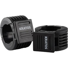 KRATOS Sports Braces Kusports Kratos開放型易鎖片杠鈴片 50mm 2入, 混色