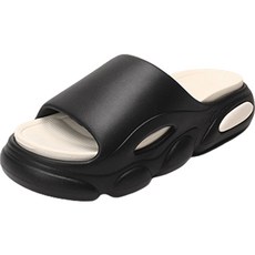 SUPERCOMET 男女通用 無重力 柔軟舒適 恢復拖鞋 SS28S58, 260, 黑色