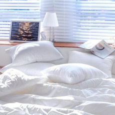 100支棉素色四季被, 白色