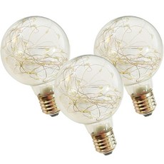 Focus 1W Edison LED 混沌設計燈 G95, 黃光色, 3個