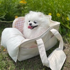 EcopetWith 狗狗斜揹袋套組, 米色