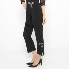 dancedome Mol蝴蝶結褲子 LDP18200, 黑色