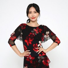 dancedome Mol 蜂花斗篷T恤 LDT26700, 黑色