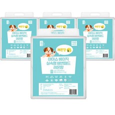 mamashow 基本款 實惠型尿布墊 含排便誘導劑 檸檬香, 4個, 100入