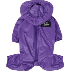 퍼피엔젤 에어 커버롤 강아지 우비 남여공용, 631Purple, 1개
