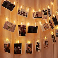 Vivacell櫻桃LED燈泡 40顆 照片夾, 日光色（暖白）