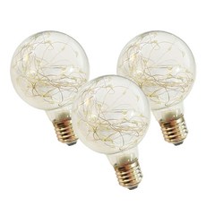 focus Edison LED混沌設計燈 2W G80, 綠色, 3個