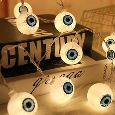 VIVACELL 萬聖節 LED 裝飾燈泡 20燈 眼球, 燈泡色(暖白色)