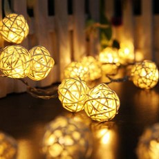 VIVACELL 櫻桃 LED 燈泡 20燈 浪漫球燈, 暖白光(Warm White), 1個