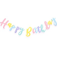 조이파티 생일파티 가랜드 마카롱, 혼합색상, 1개