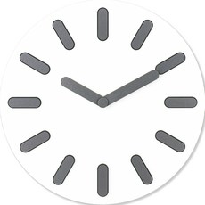 童話世界靜音板壁鐘 30cm MEDIBAN, 灰色(MEDIBAN-08)