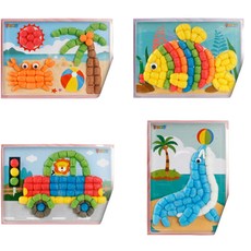 PLAYCORN 浮雕相框 4件組 系列2, 混合顏色, 1套