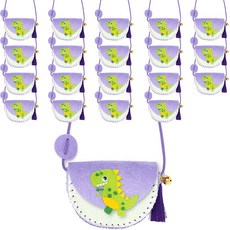 minhwashop DIY不織布恐龍手提包 UDOFB0501, 20個, 混合顏色