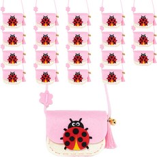 minhwashop 不織布包包製作 瓢蟲 UDOFB0503, 20個, 混合色