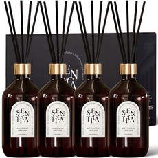 Sentica Premium 大容量擴香器 2 種 x 2 件組 500ml, 白肥皂、軟棉, 1組