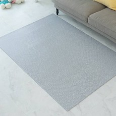 삼바텍 9T 양면 플랫형 놀이방매트, 양탄자 그레이