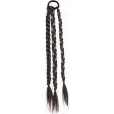 Alode 三股麻花辮 局部假髮 45cm, TYPE 07, 1個