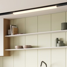 WONHA T-road 軌道燈 T7 600mm T-line LED 20W 冷白色 三星晶片 無頻閃, 黑色