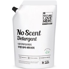 NATURE LOVE MERE 無香嬰兒洗衣精, 1個, 1.3L