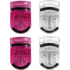 Darkness 便攜式睫毛夾 2入, 透明、粉紅色, 2組