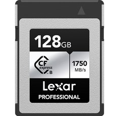 Lexar 雷克沙 Professional CFexpress Type B SILVER 記憶卡, 128GB