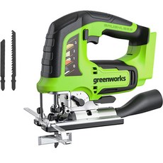 greenworks 充電式無刷線鋸機主機 24V + 鋸片 2p 套組, 1套