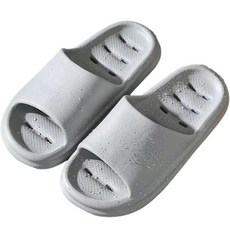 Daysoy柔軟基本款防滑浴室拖鞋, 1組, 05 灰色