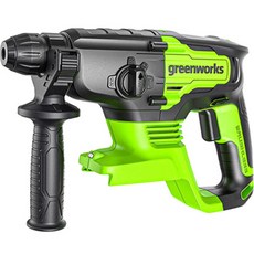 greenworks 24V 充電旋轉鎚鑽, 1個