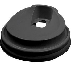 Swan 長孔洞杯蓋 黑色 84 x 25 mm, 100個, 馬克杯蓋型