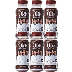 올가니카 올라 스포츠 프로틴 헤이즐넛 코코아, 240ml, 6개