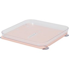 EASY&FREE Turnmate 冰箱方形轉盤 + 桃色底盤 + 4p吸盤套組, 1套