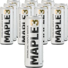 Maple3 楓糖氣泡水 原味, 355ml, 12個