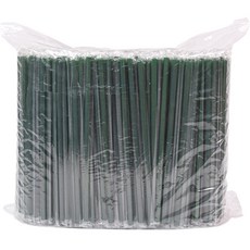 個別包裝直吸管 綠色 21cm, 500個, 1套