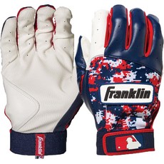 Franklin DIGITEK 雙手穿戴打擊手套組 21062, 白色 + 海軍藍