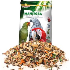 마니토바 혼합 과일 중형 앵무새 먹이 26055, 15kg, 1개, 곡물