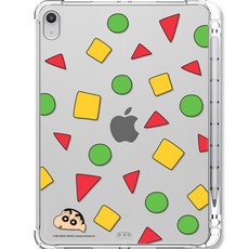 언커먼 짱구 파자마 아이패드 케이스 펜수납타입, 투명