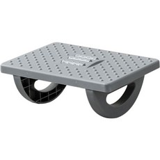 더자카 스윙 지압 데스크 발 받침대 디딤대, 그레이